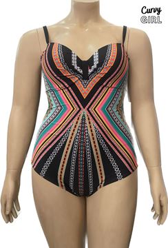 Picture of PLUS SIZE TUMMY CONTROL SWIM SUIT